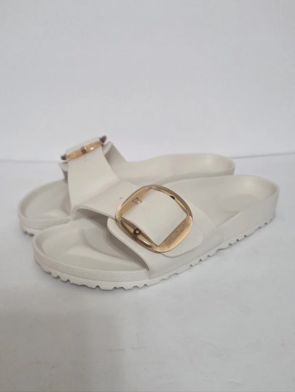 Birkenstock Madrid EVA Big Buckle Eggshell Sandals Size 40 | 9-9.5